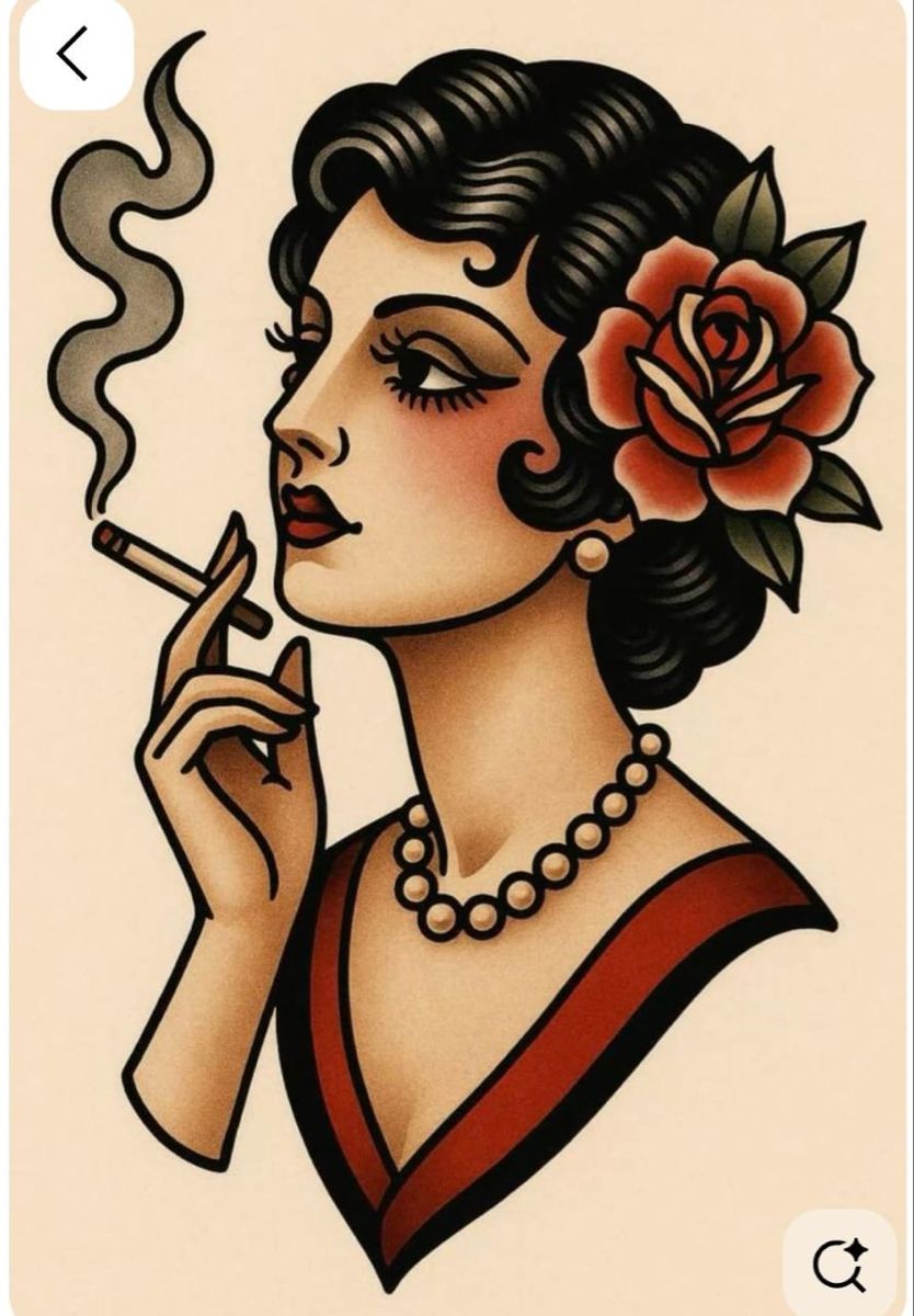 Smoking Lady